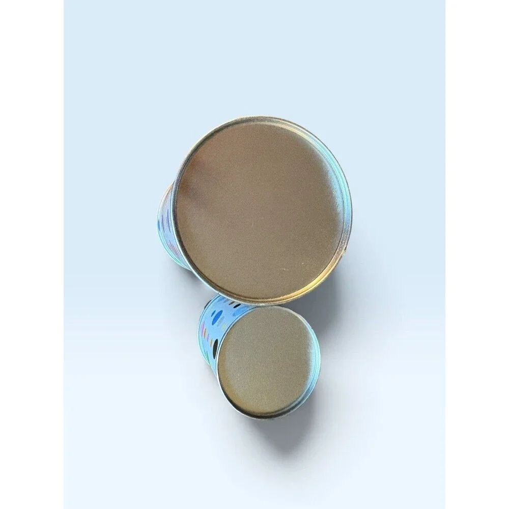 IKEA Nidelva Polka Dot Tins 6” And 3.25” Nesting VTG